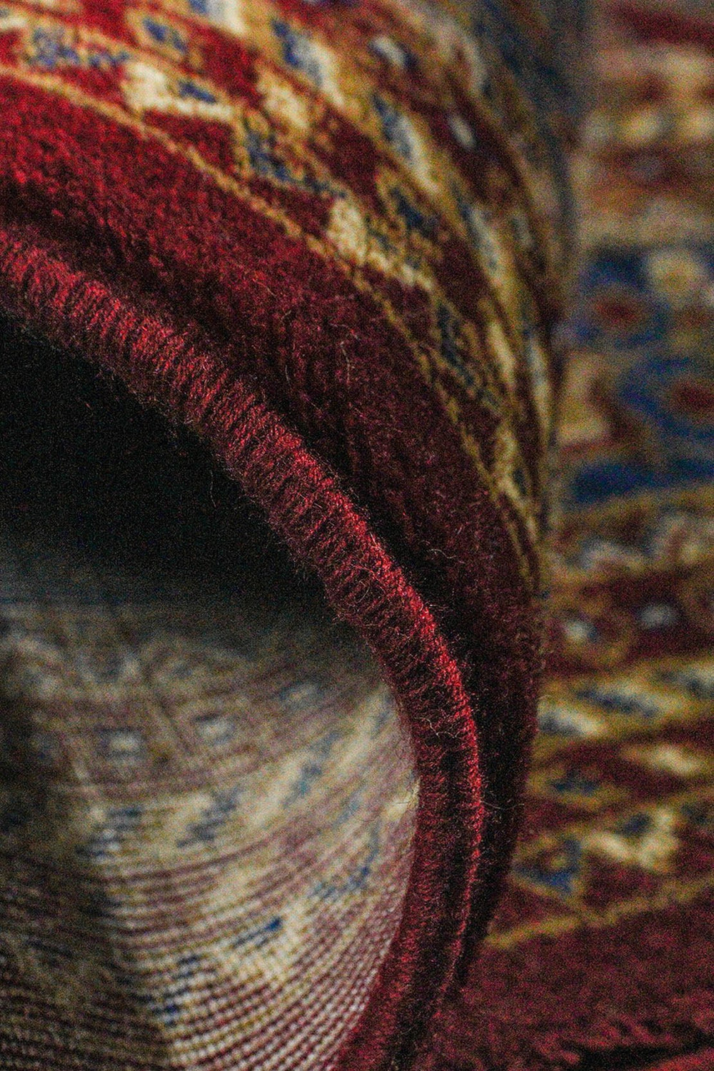 Premium Quality Afghan (Acrylic) - Red - 6.5 x 9.5 FT - Resilient Construction for Long-Lasting Use - V Surfaces