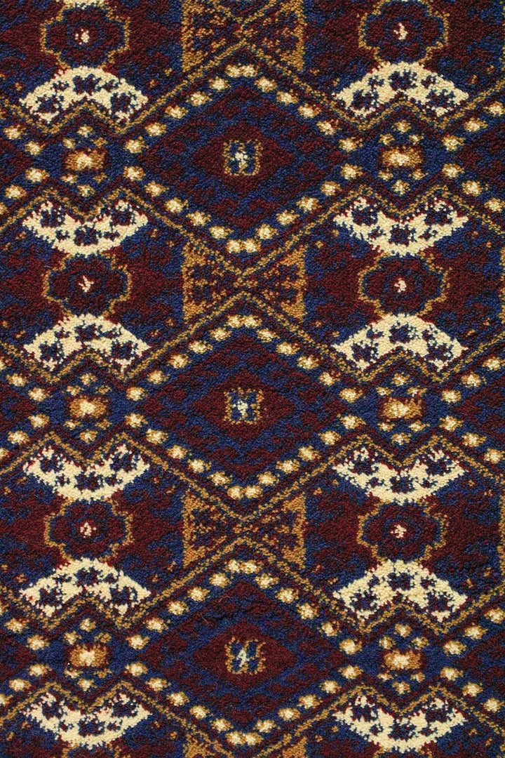 Premium Quality Afghan (Acrylic) - Red - 6.5 x 9.5 FT - Resilient Construction for Long-Lasting Use - V Surfaces