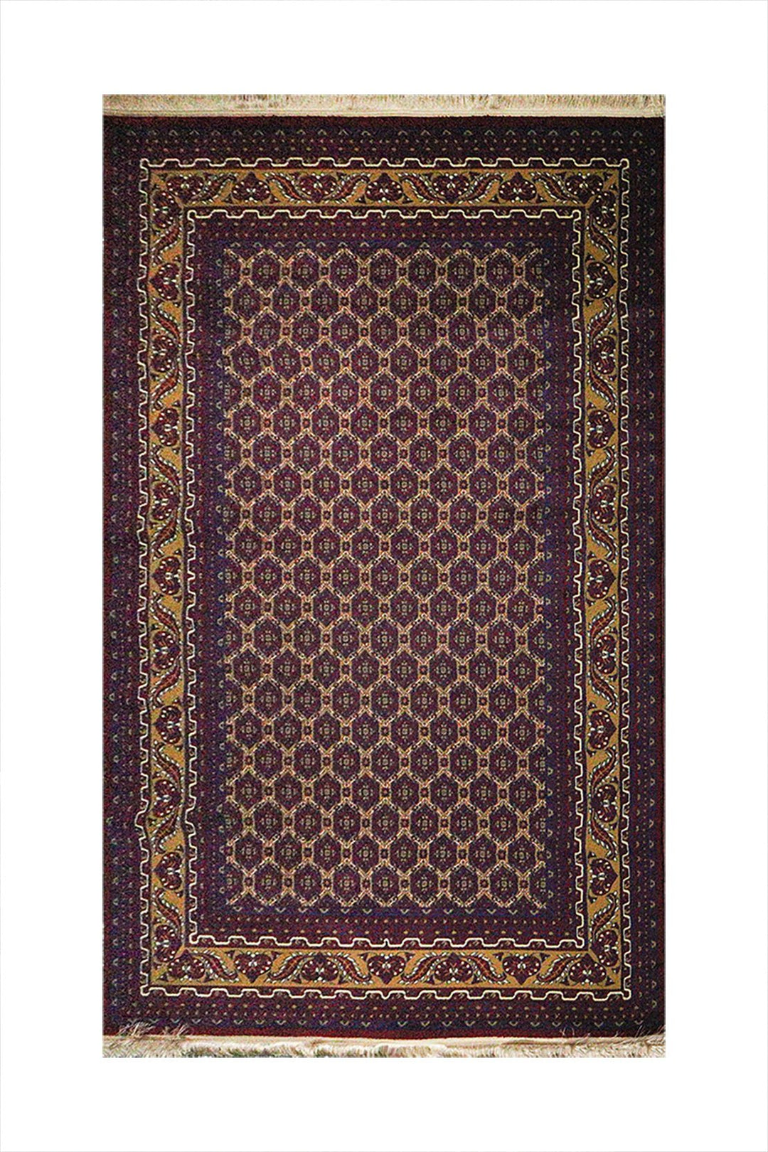 Premium Quality Afghan (Acrylic) - Red - 6.5 x 9.5 FT - Resilient Construction for Long-Lasting Use - V Surfaces