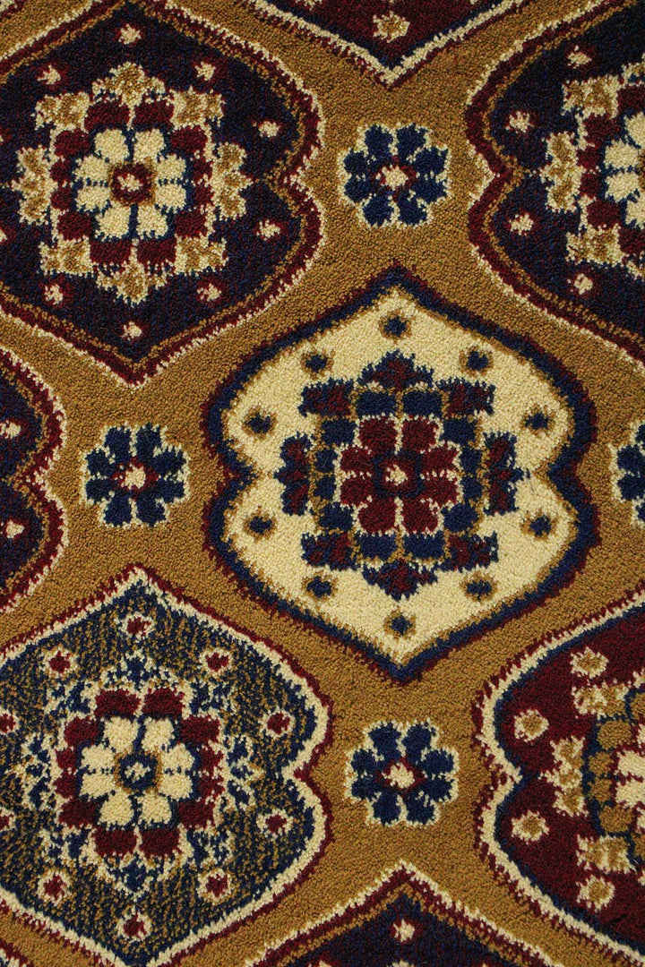Premium Quality Afghan (Acrylic) - Yellow - 6.5 x 9.5 FT - Resilient Construction for Long-Lasting Use - V Surfaces