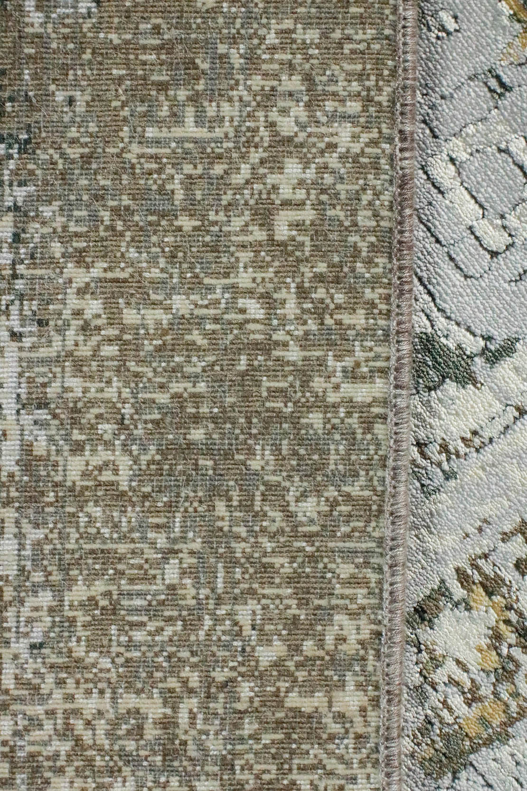 Premium Quality Turkish Brooklyn Rug - Gray - 5.2 x 7.5 FT - Resilient Construction for Long-Lasting Use - V Surfaces
