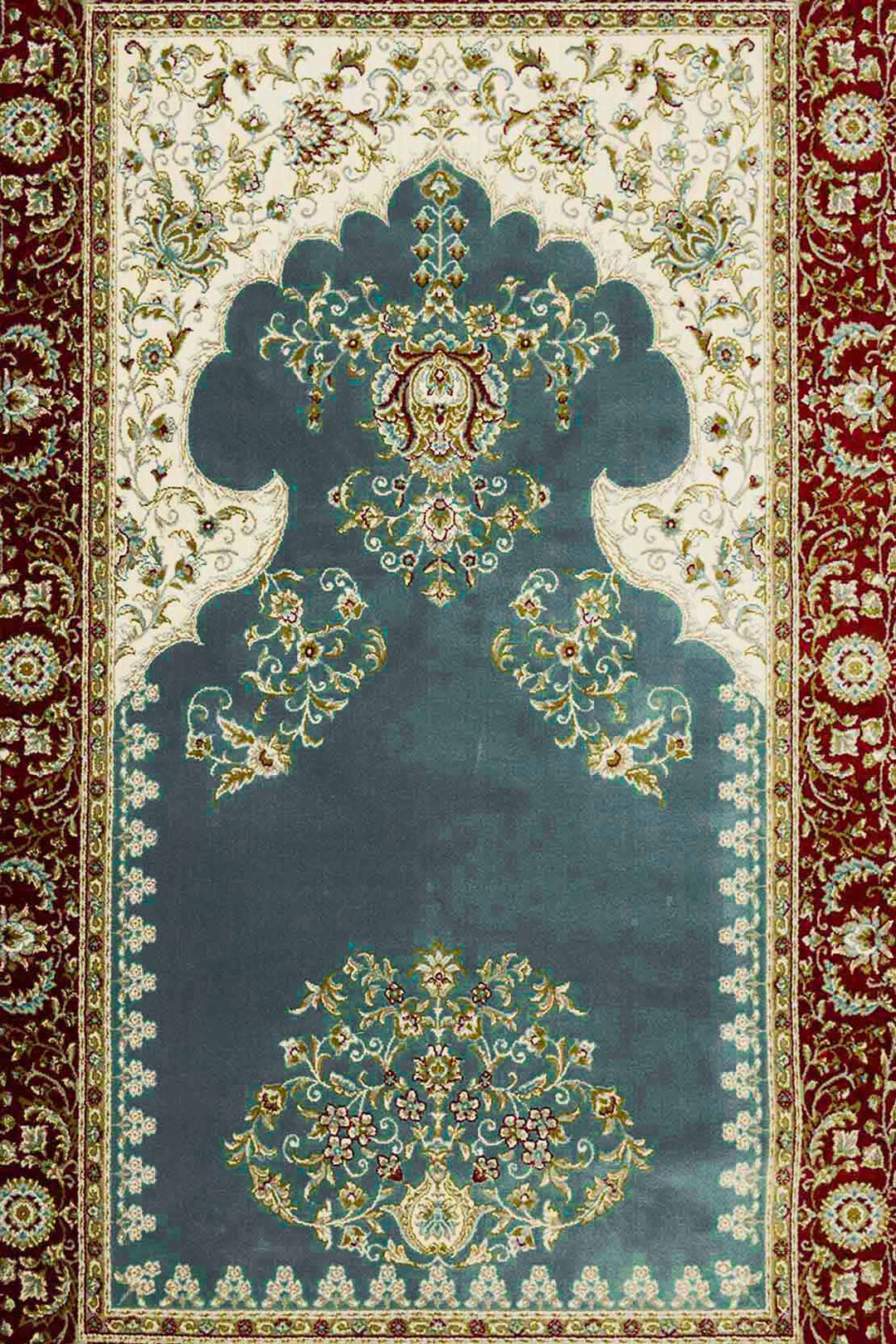 Sajadde Turkish Janamaz D. Blue - V Surfaces