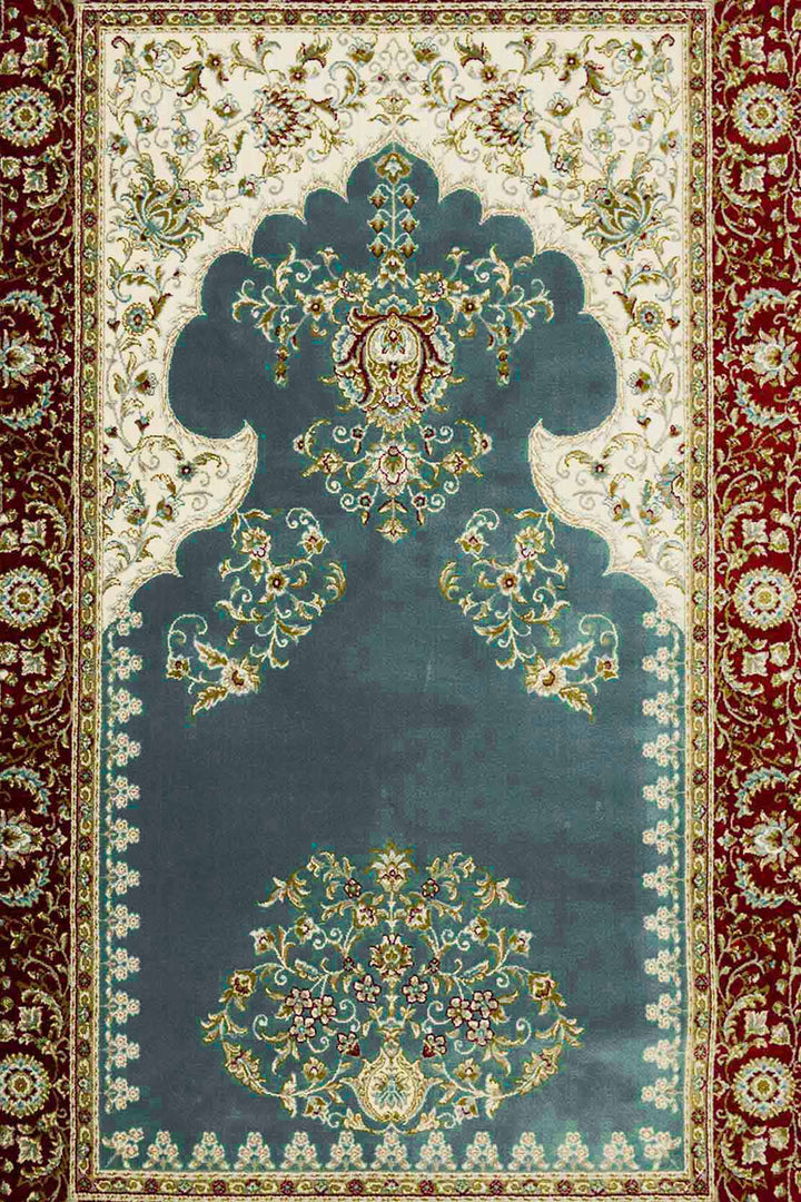 Sajadde Turkish Janamaz D. Blue - V Surfaces