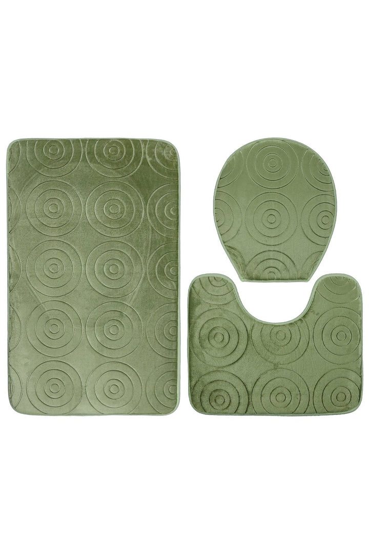 Set of Comfort Bath Mat, Green - V Surfaces