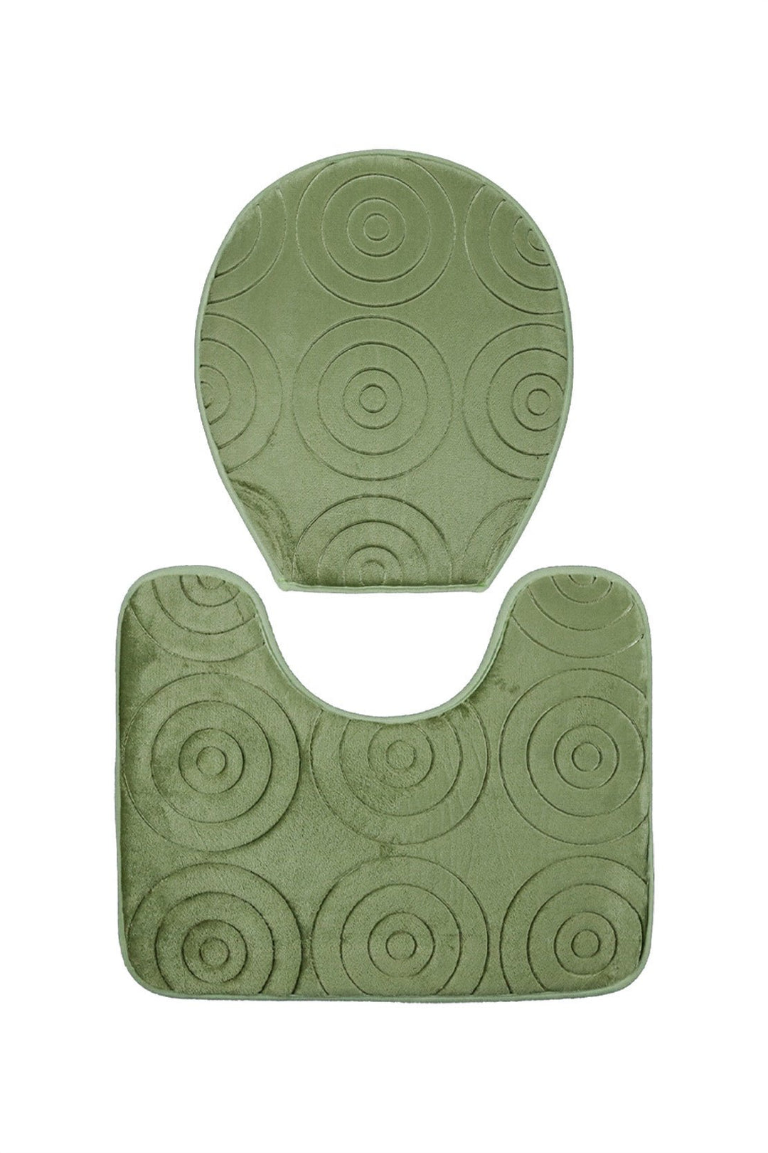 Set of Comfort Bath Mat, Green - V Surfaces