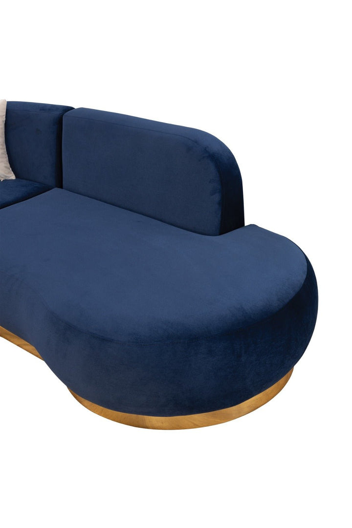 Seven Seater Turkish Sofa, FASULYA CORNER WITH PUFF - V Surfaces