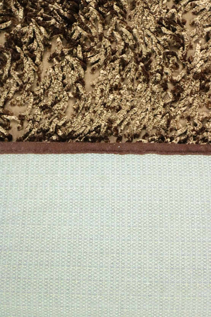 Shiny Micro Fiber Bath Mat, D. Brown - V Surfaces