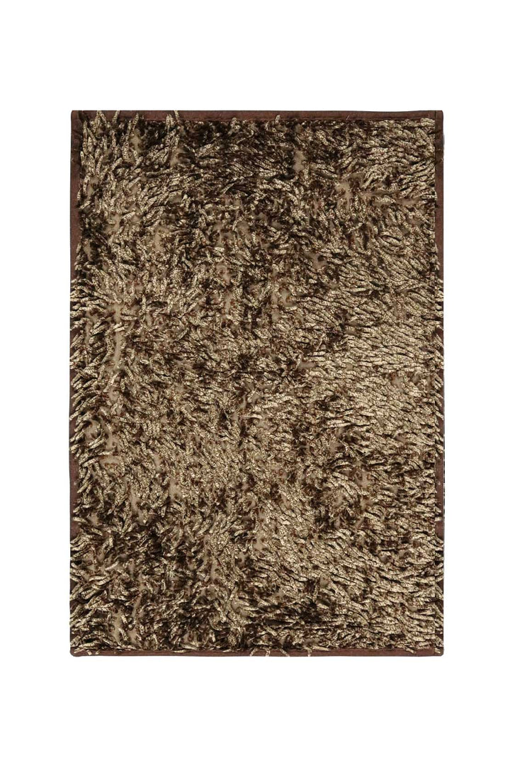Shiny Micro Fiber Bath Mat, D. Brown - V Surfaces