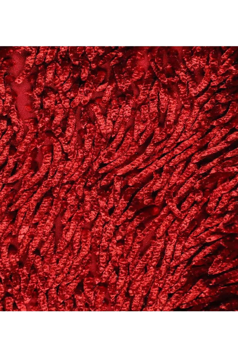 Shiny Micro Fiber Bath Mat, Red - V Surfaces