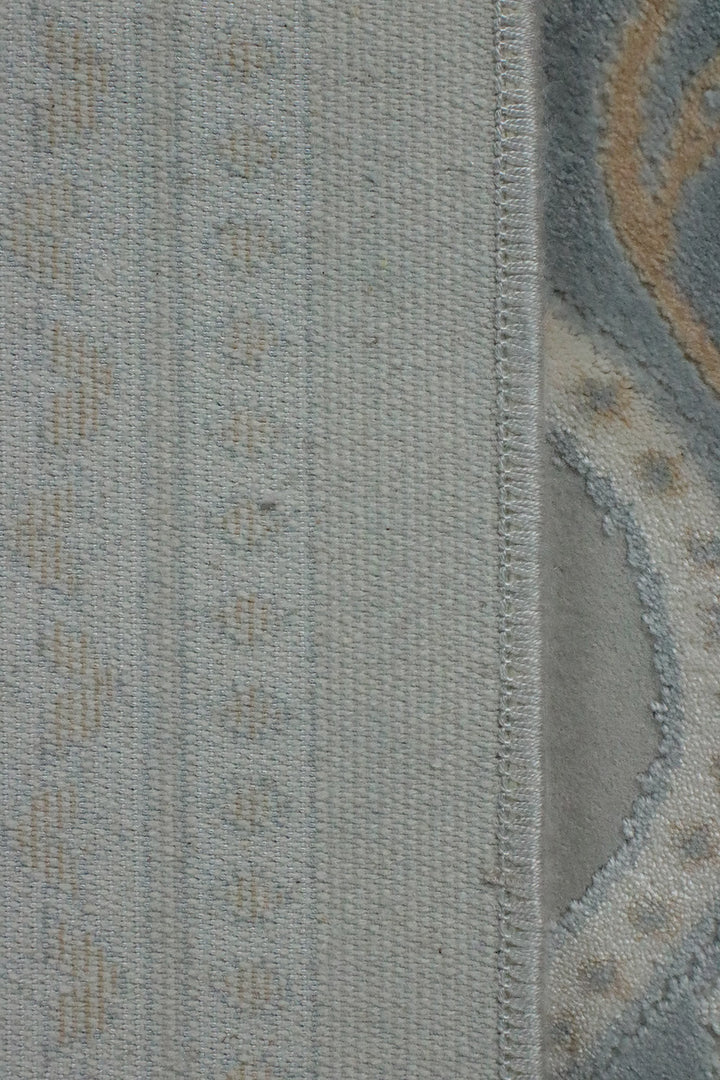 Turkish Bamboo Sajjadeh Janamaz - 2.6 x 3.9 FT - Gray - V Surfaces
