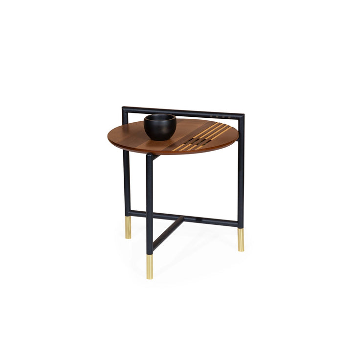 Turkish Center Table, Gold and Brown - V Surfaces