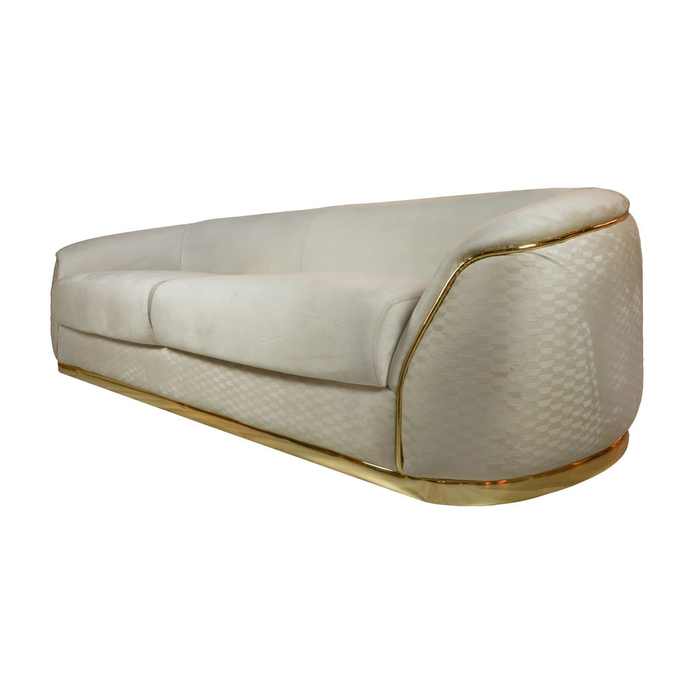 TURKISH DUBAI SOFA, THREE SEATERS & ONE SEATER, BEIGE - V Surfaces