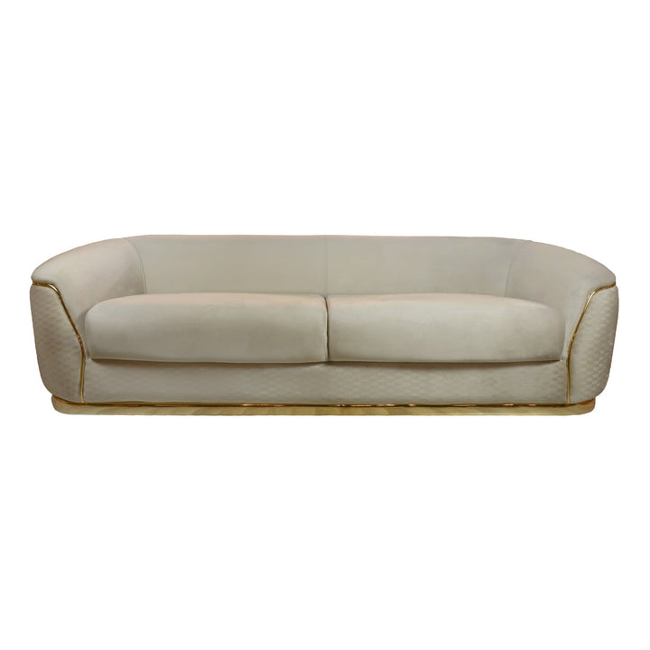 TURKISH DUBAI SOFA, THREE SEATERS & ONE SEATER, BEIGE - V Surfaces