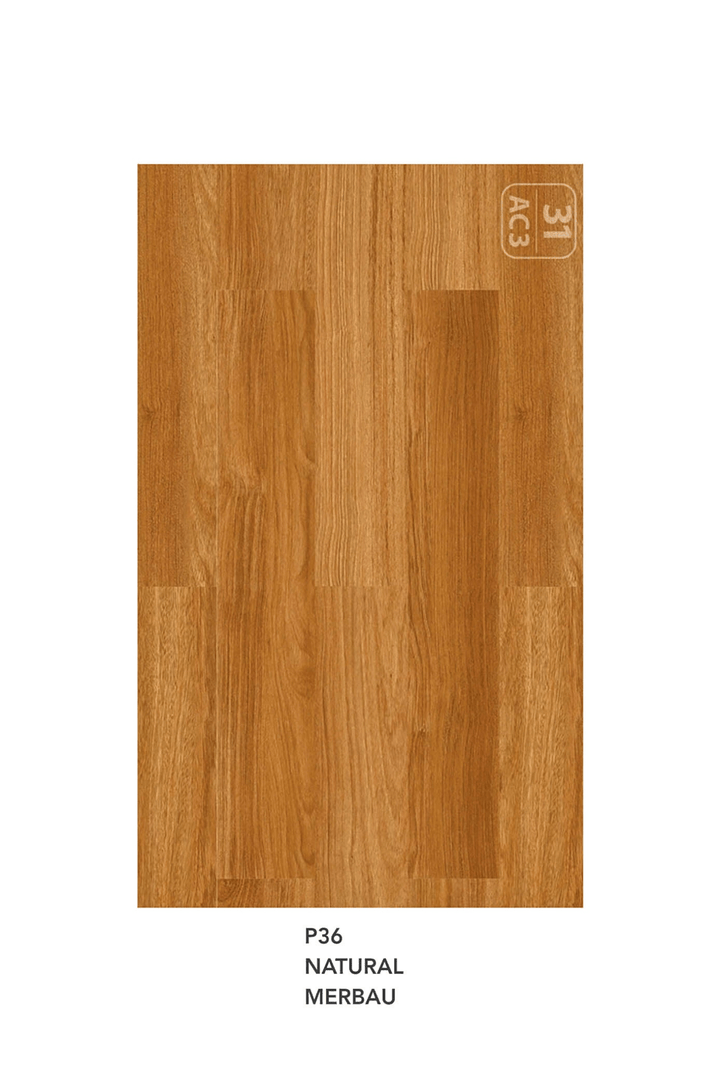 Turkish Elegant Laminates, P36 Natural Merbau - V Surfaces