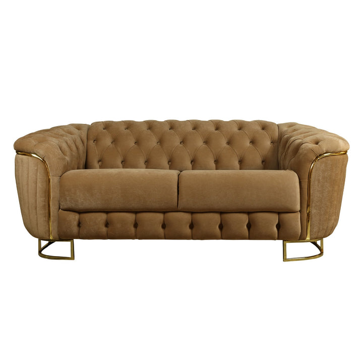 TURKISH GALATA SOFA, SET OF SEVEN SEATERS, BROWN - V Surfaces