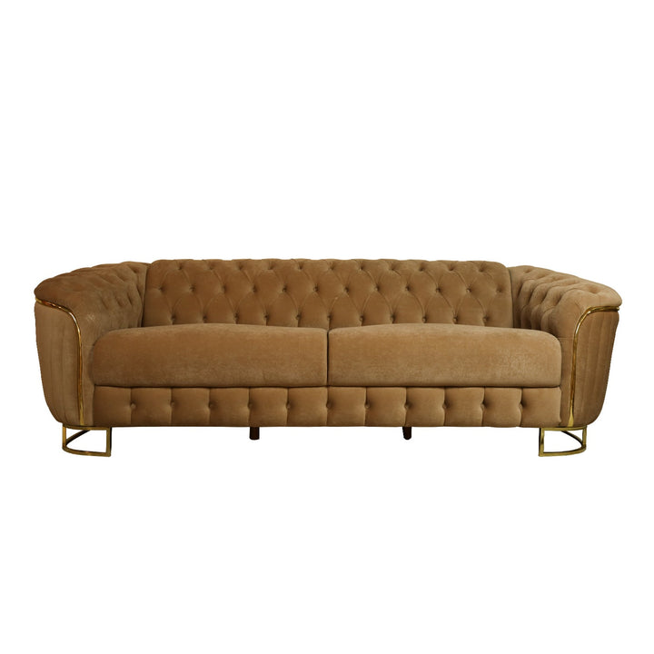TURKISH GALATA SOFA, SET OF SEVEN SEATERS, BROWN - V Surfaces