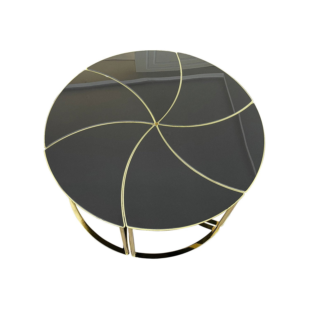 Turkish Hexagon Middle Coffee Table with MEMBRANE MDF Material - V Surfaces