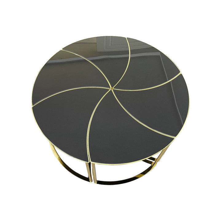 Turkish Hexagon Middle Coffee Table with MEMBRANE MDF Material - V Surfaces