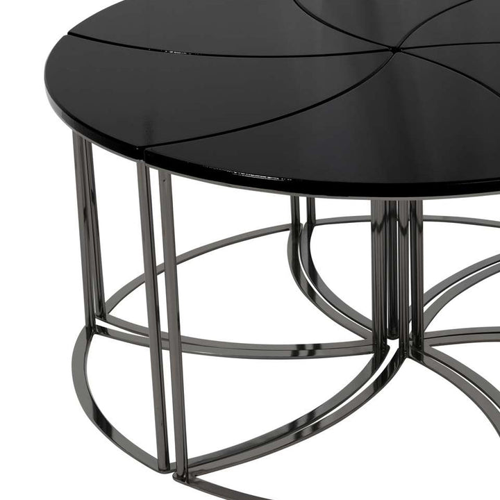 Turkish Hexagon S Middle Coffee Table with MEMBRANE MDF Material - V Surfaces
