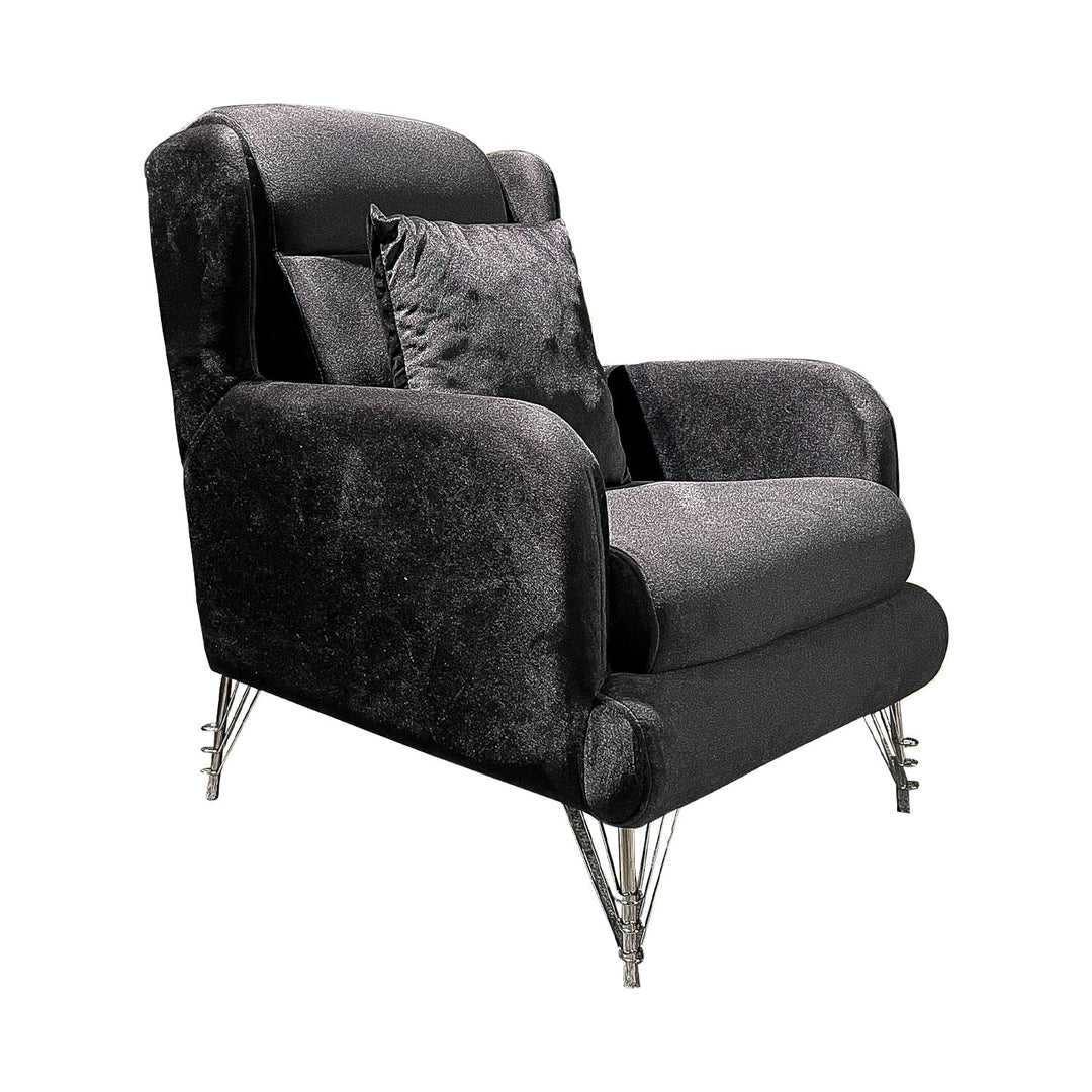 Turkish Lilyum Sofa - Black- Transform Your Living Space with Premium Sofa: A Turkish Masterpiece - V Surfaces