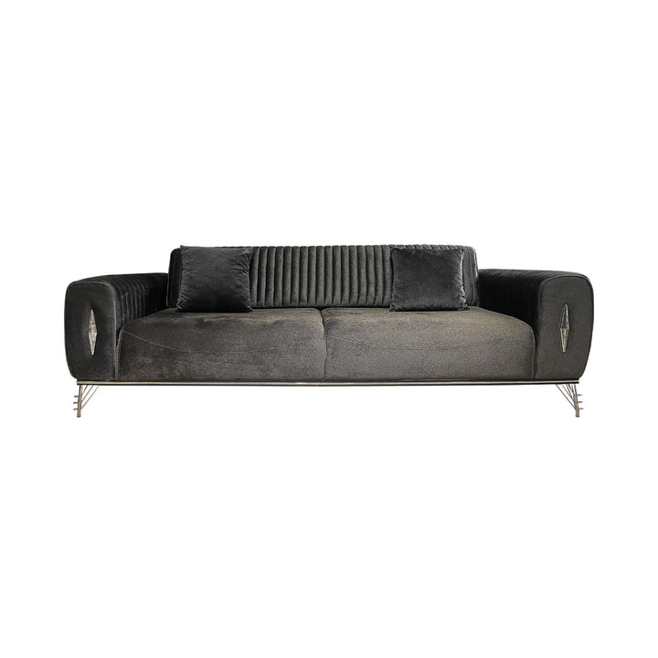 Turkish Lilyum Sofa - Black- Transform Your Living Space with Premium Sofa: A Turkish Masterpiece - V Surfaces