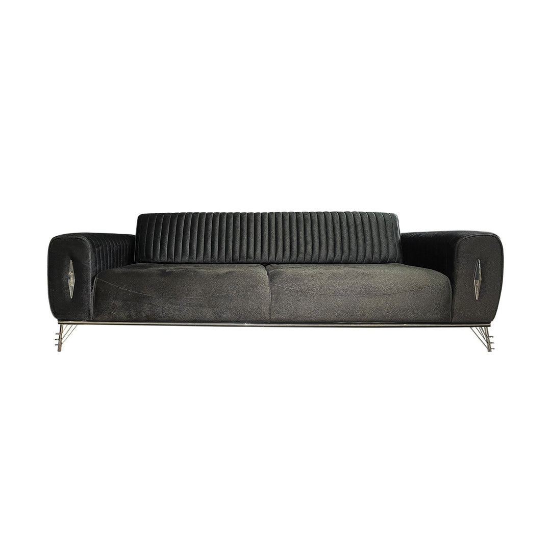 Turkish Lilyum Sofa - Black- Transform Your Living Space with Premium Sofa: A Turkish Masterpiece - V Surfaces