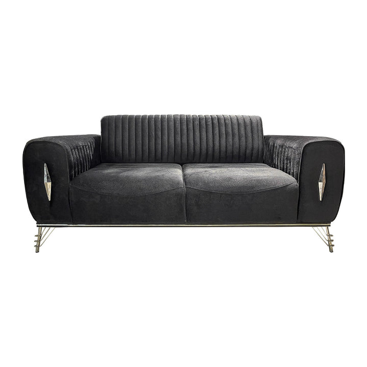 Turkish Lilyum Sofa - Black- Transform Your Living Space with Premium Sofa: A Turkish Masterpiece - V Surfaces