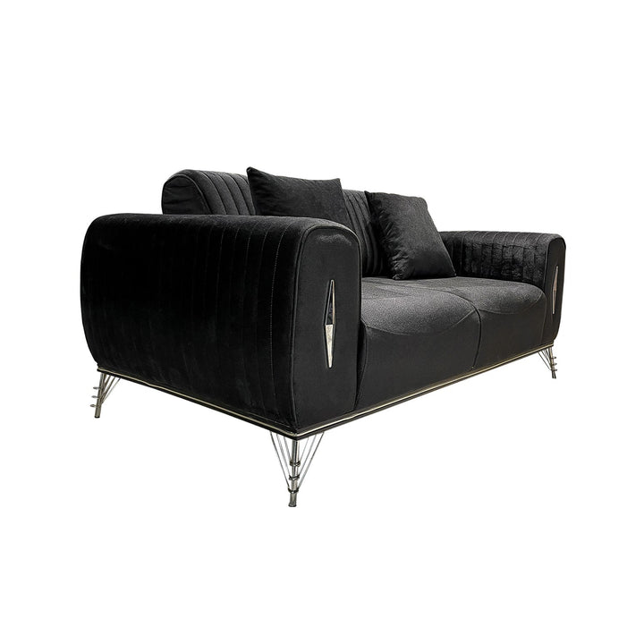 Turkish Lilyum Sofa - Black- Transform Your Living Space with Premium Sofa: A Turkish Masterpiece - V Surfaces