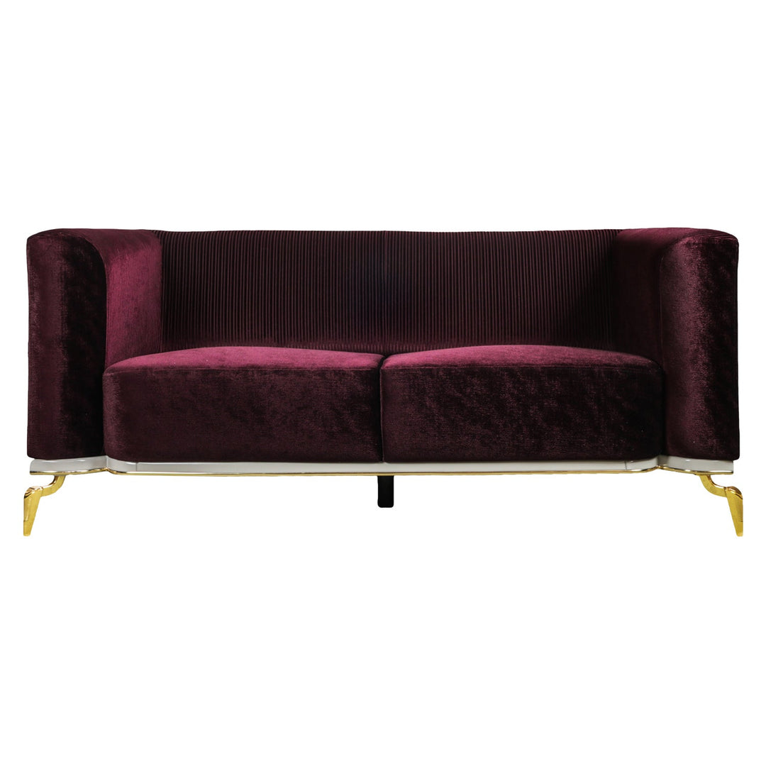 Turkish Miray Sofa, Set of Seven Seaters, Purple - V Surfaces
