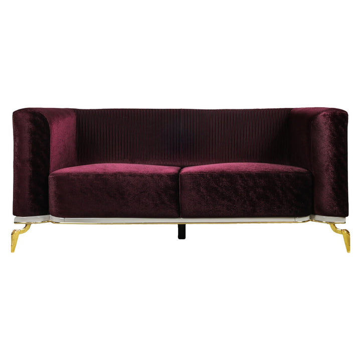 Turkish Miray Sofa, Set of Seven Seaters, Purple - V Surfaces