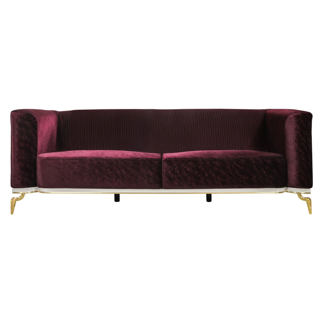 Turkish Miray Sofa, Set of Seven Seaters, Purple - V Surfaces