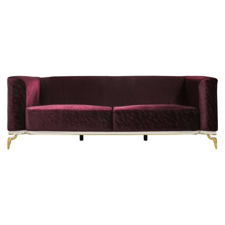 Turkish Miray Sofa, Set of Seven Seaters, Purple - V Surfaces