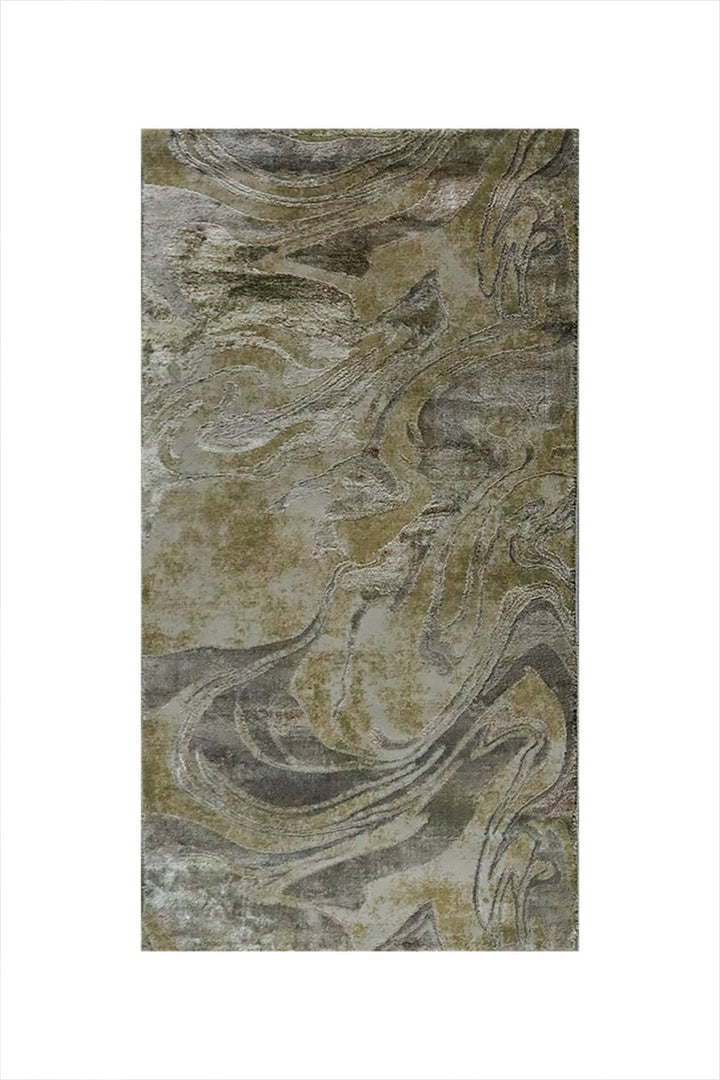 Turkish Modern Festival 1 Rug - 2.6 x 4.9 FT - Gold - Superior Comfort, Modern Style Accent Rugs - V Surfaces