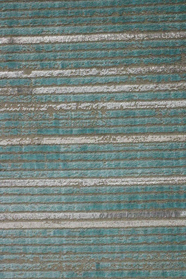 Turkish Modern Festival - 1 Rug - 3.2 x 9.8 FT - Gray and Blue - Superior Comfort, Modern Style Accent Rugs - V Surfaces