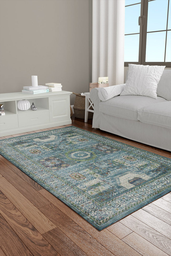 Turkish Modern Festival - 1 Rug - 3.9 x 5.9 FT - Gray - Superior Comfort, Modern Style Accent Rugs - V Surfaces