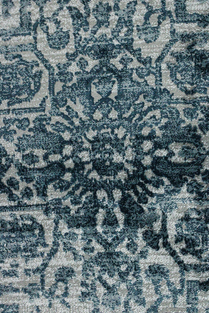 Turkish Modern Festival 1 Rug - 5.2 x 7.5 FT - Blue - Superior Comfort, Modern Style Accent Rugs - V Surfaces