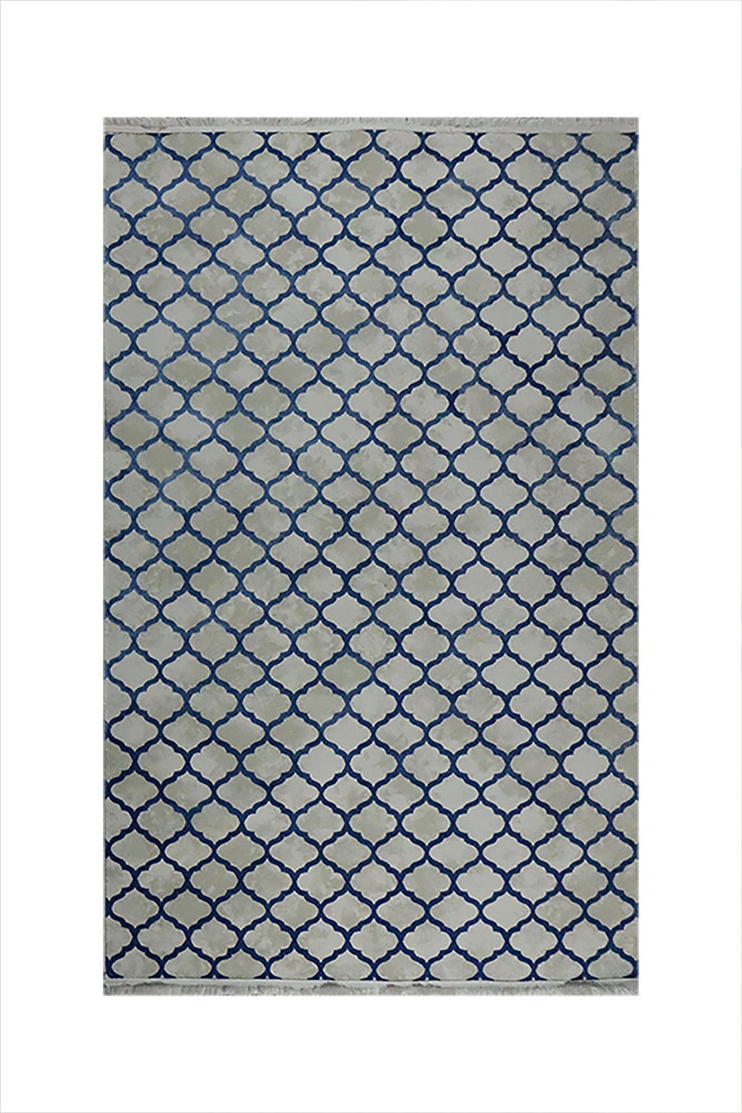 Turkish Modern Festival 1 Rug - 5.2 x 7.5 FT - Gray and Blue - Superior Comfort, Modern Style Accent Rugs - V Surfaces