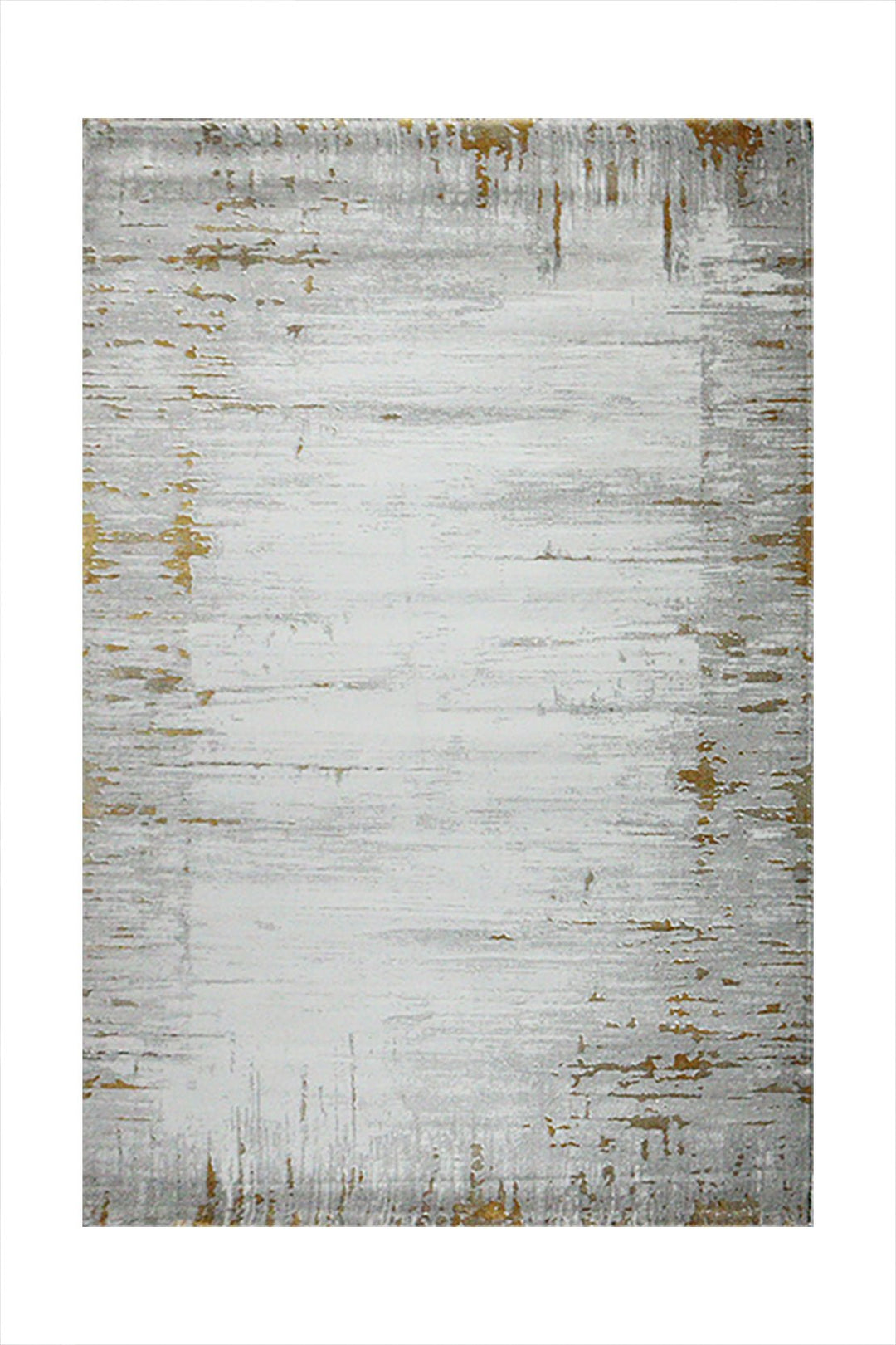 Turkish Modern Festival 1 Rug - 5.2 x 7.5 FT - Gray and Brown - Sleek and Minimalist for Chic Interiors - V Surfaces