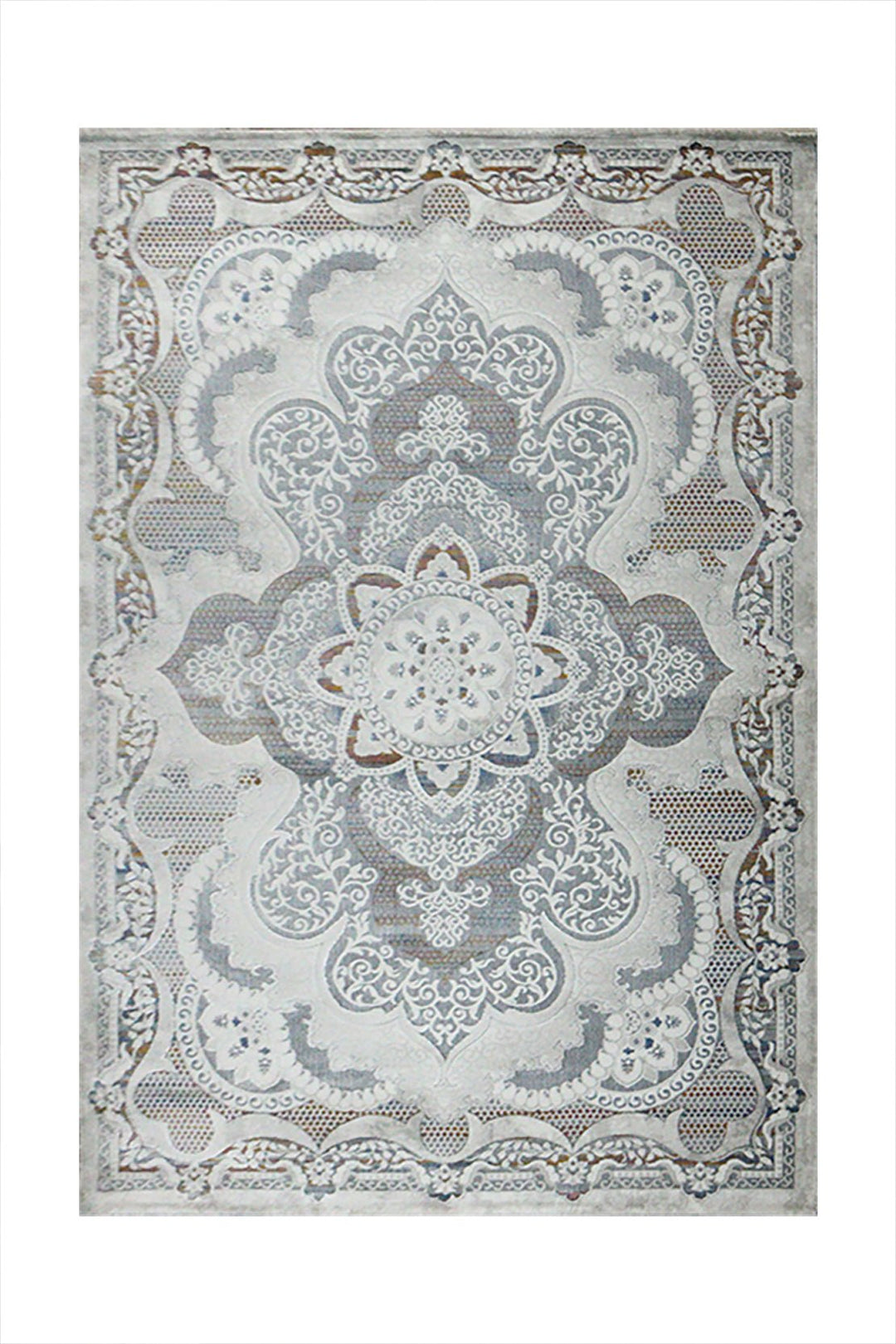 Turkish Modern Festival 1 Rug - 5.2 x 7.5 FT - Gray - Sleek and Minimalist for Chic Interiors - V Surfaces