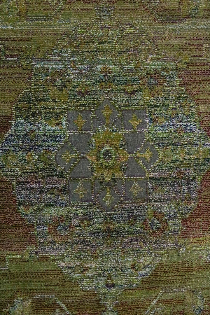 Turkish Modern Festival 1 Rug - 5.24 x 7.54 FT - Gray and Yellow - Superior Comfort, Modern Style Accent Rugs - V Surfaces