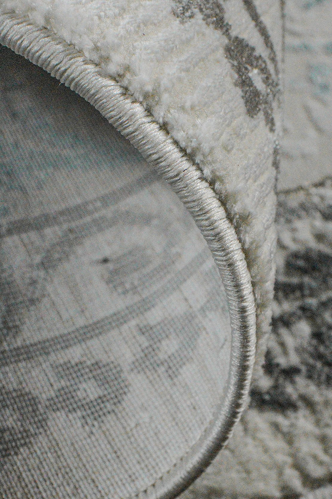 Turkish Modern Festival 1 Rug - 6.5 x 9.5 FT - Blue and Gray - Sleek and Minimalist for Chic Interiors - V Surfaces