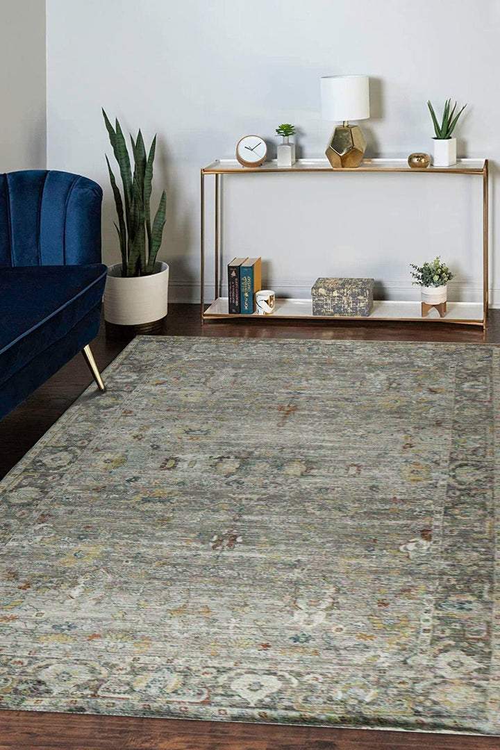 Turkish Modern Festival - 1 Rug - 6.5 x 9.8 FT - Gray - Superior Comfort, Modern Style Accent Rugs - V Surfaces
