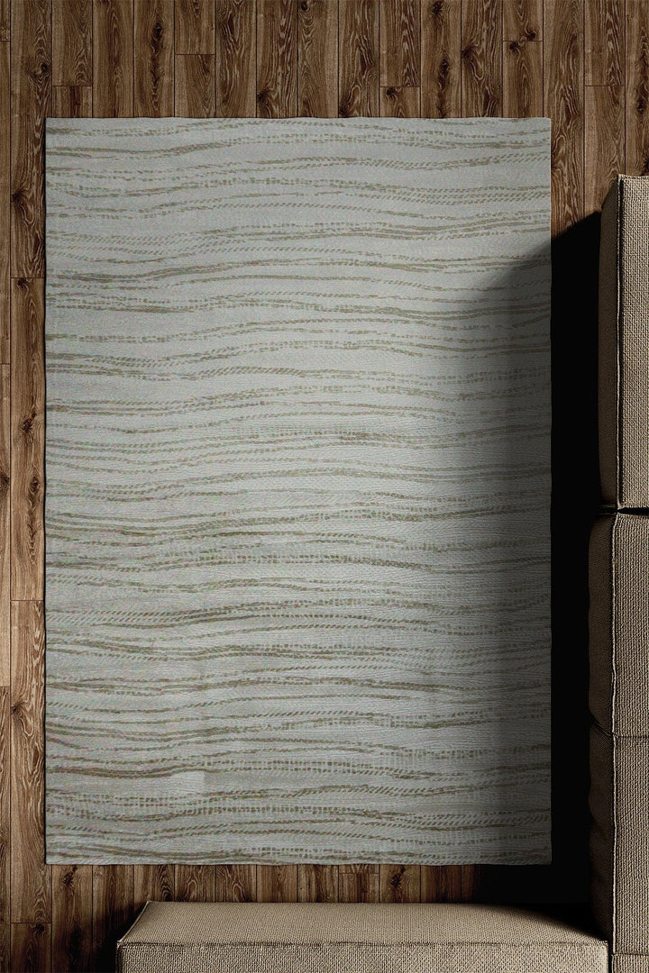 Turkish Modern Festival 1 Rug - Beige - 5.2 x 7.5 FT - Sleek And Minimalist For Chic Interiors - V Surfaces