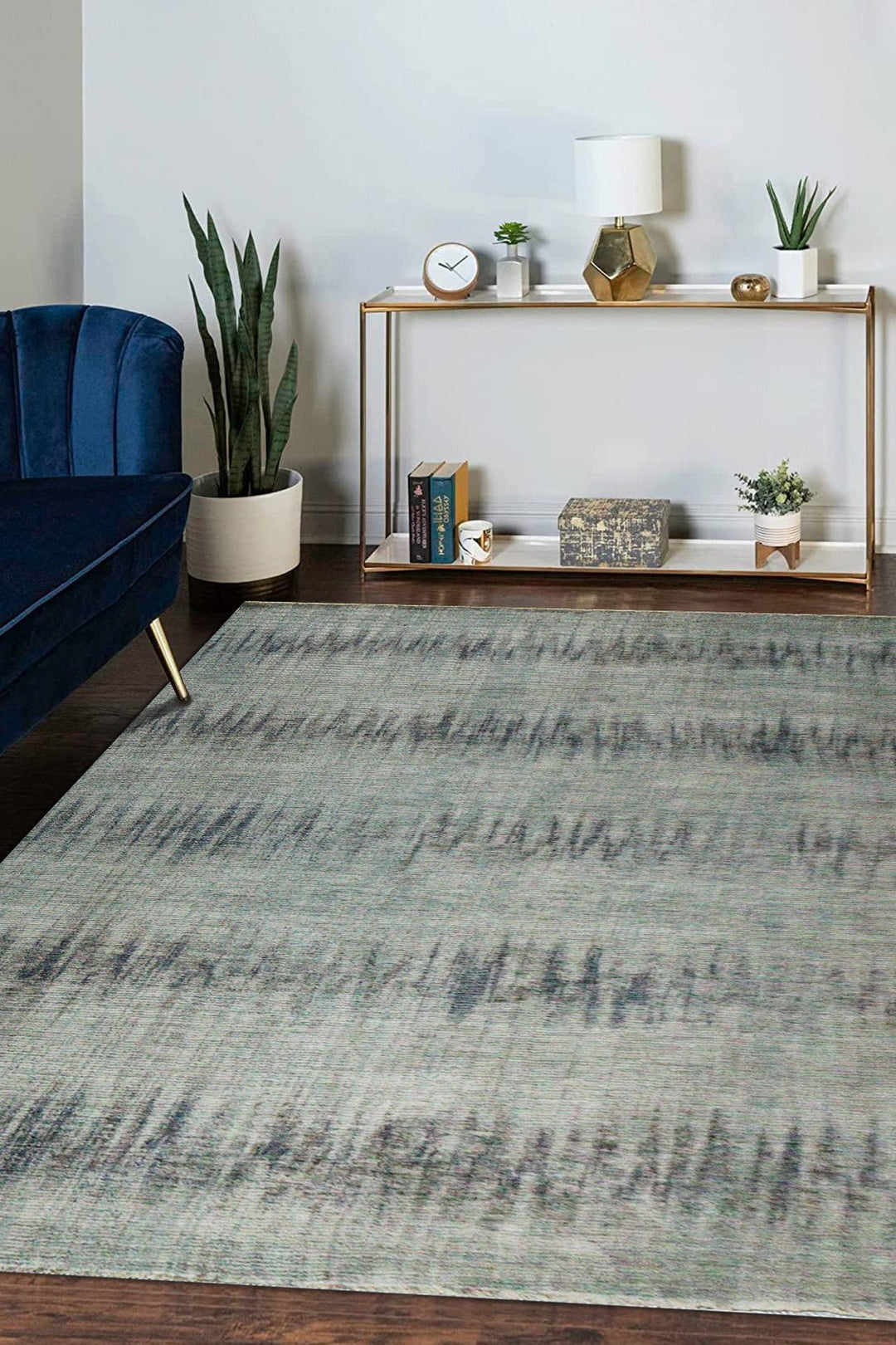 Turkish Modern Festival 1 Rug - Beige & Gray - 6.5 x 8.2 FT - Sleek and Minimalist for Chic Interiors - V Surfaces
