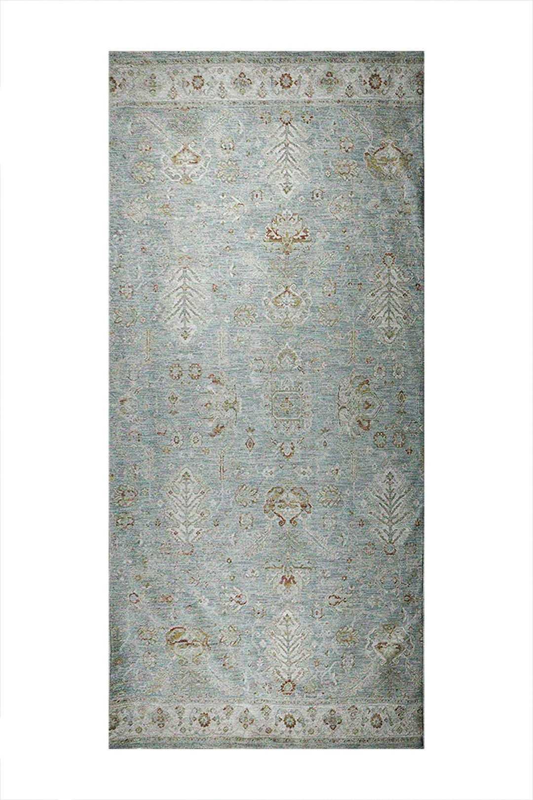 Turkish Modern Festival-1 Rug - Gray - 6.8 x 14. FT - Sleek and Minimalist for Chic Interiors - V Surfaces