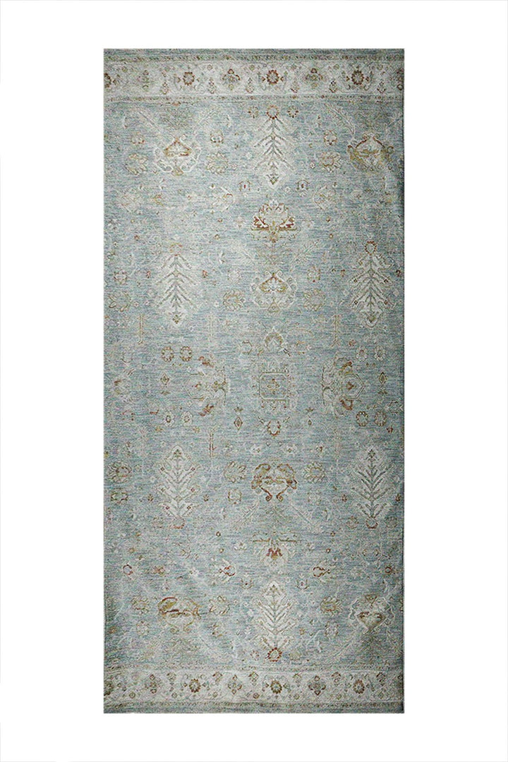 Turkish Modern Festival-1 Rug - Gray - 6.8 x 14. FT - Sleek and Minimalist for Chic Interiors - V Surfaces
