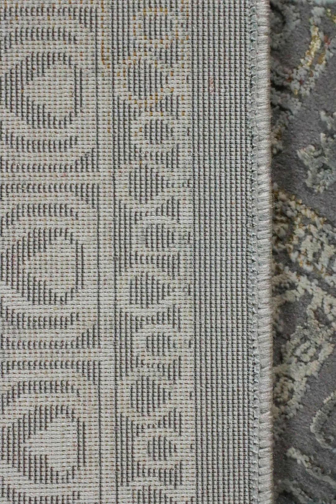 Turkish Modern Festival 1 Rug - Gray and Cream - 5.2 x 7.5 FT - Superior Comfort, Modern Style Accent Rugs - V Surfaces