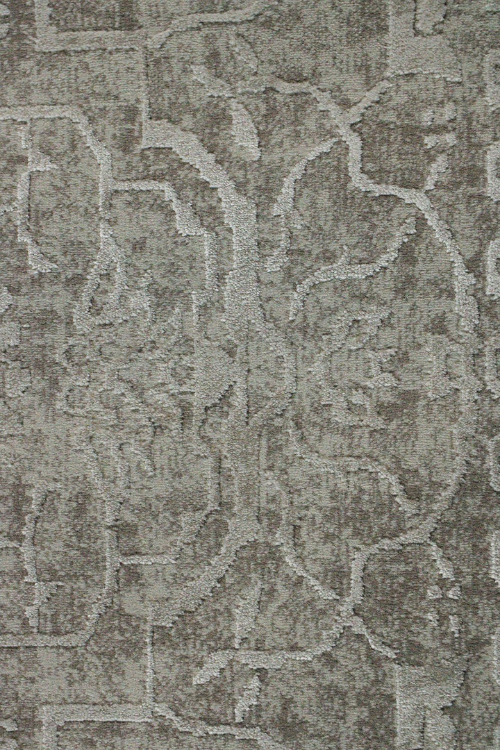 Turkish Modern Festival 1 Rug - Gray & Cream - 7.7 x 10 FT - Sleek And Minimalist For Chic Interiors - V Surfaces
