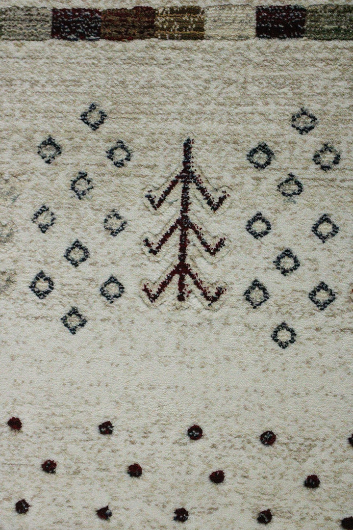 Turkish Modern Festival 1 Rug - White - 6.5 x 8.2 FT - Sleek and Minimalist for Chic Interiors - V Surfaces