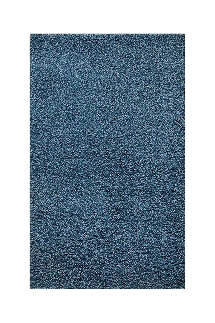 Turkish Modern Festival P Rug - 2.6 x 3.8 FT - Blue - Sleek and Minimalist for Chic Interiors - V Surfaces